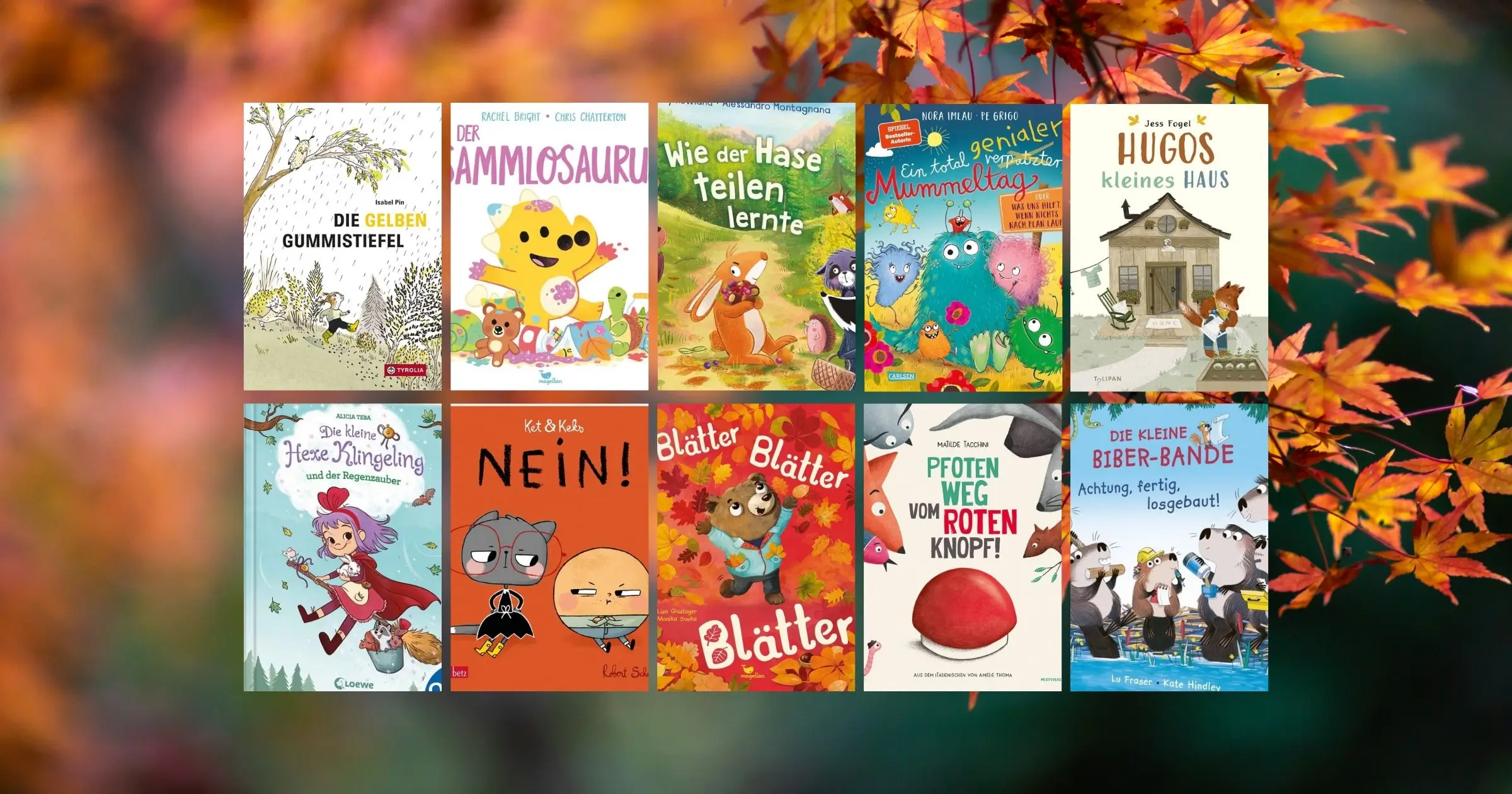 10 Herbstbücher für die Kleinen